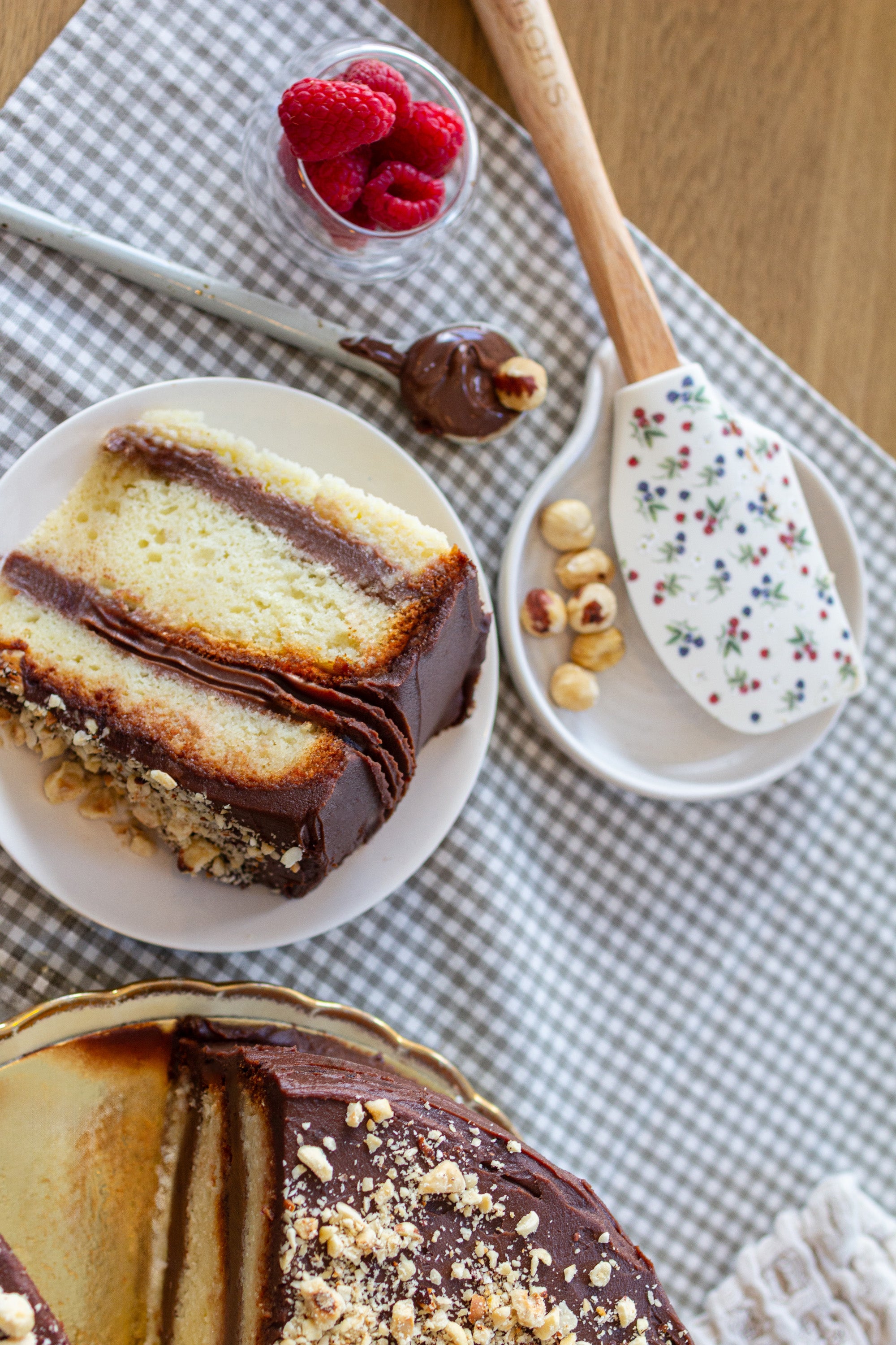 Gâteau au chocolat et noisette