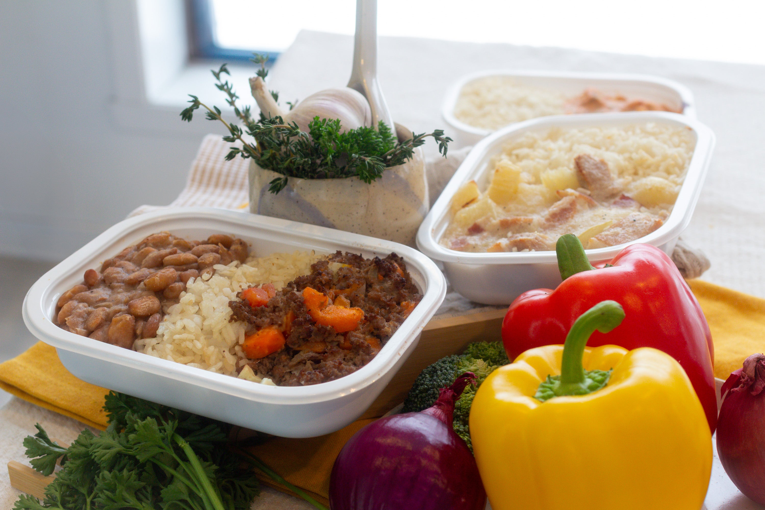 Assiette de bœuf et haricots