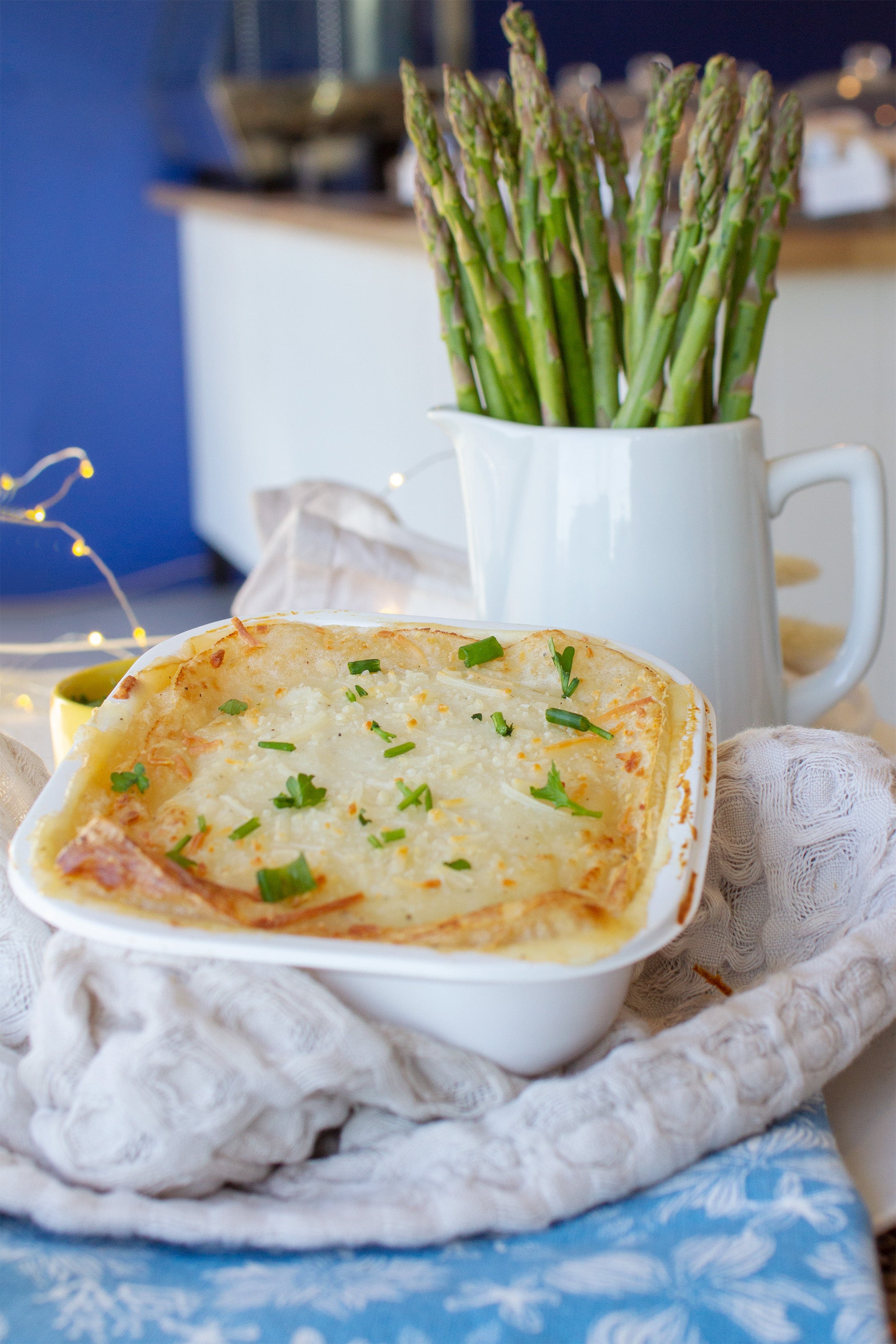 Parmentier de poulet avec purée de manioc