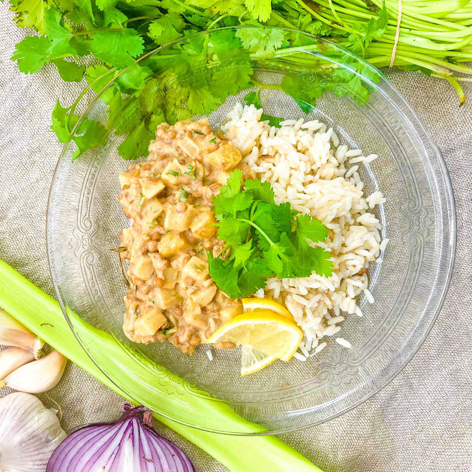 Lentils with capers